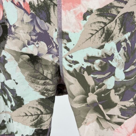 Fabletics Salar Solid powerhold ankle leggings large floral activewear workout - Picture 4 of 6